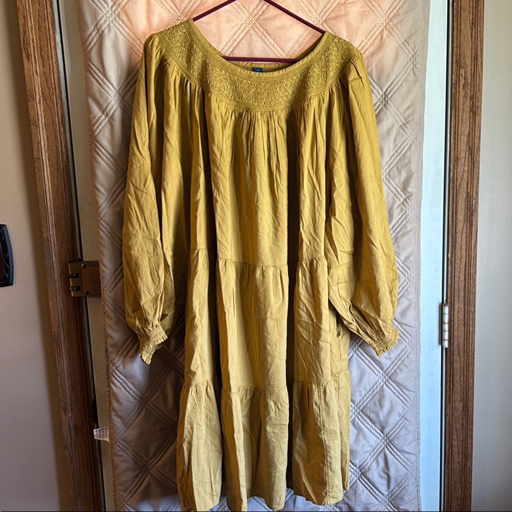 Old Navy Yellow Tunic Top Mustard Color
